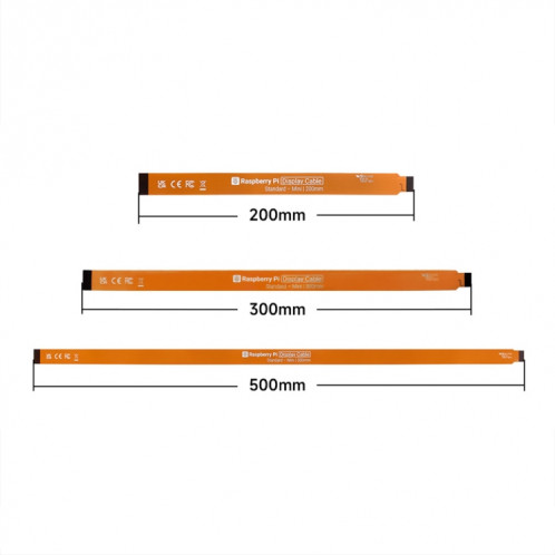 Câble FPC souple Waveshare 25947 pour écran Raspberry Pi 5e DSI 22 broches vers 15 broches, spécifications : 300 mm SW42021913-06